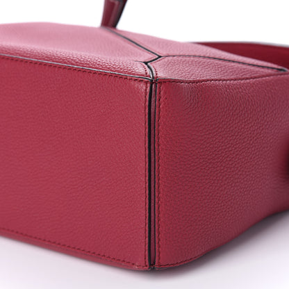Loewe Calfskin Small Puzzle Bag Raspberry 7 of 10