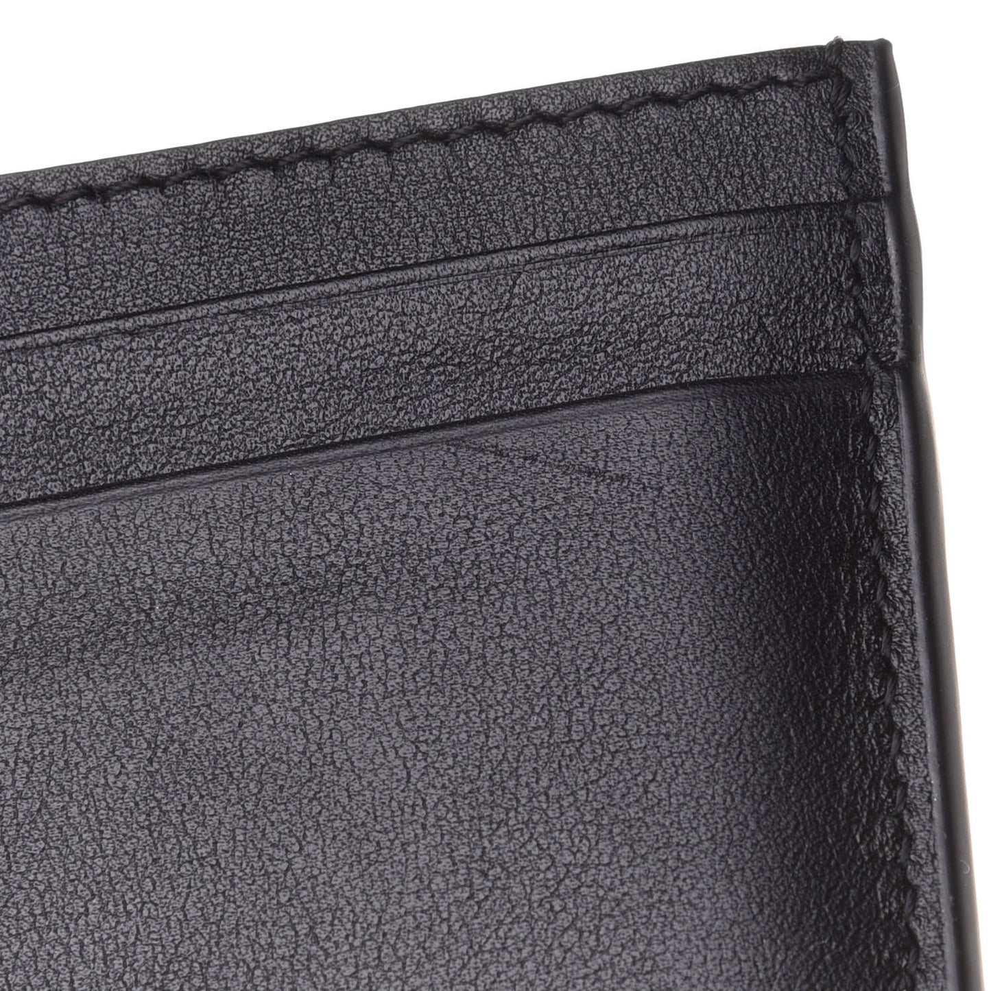 Vitello Rockstud Card Holder Black