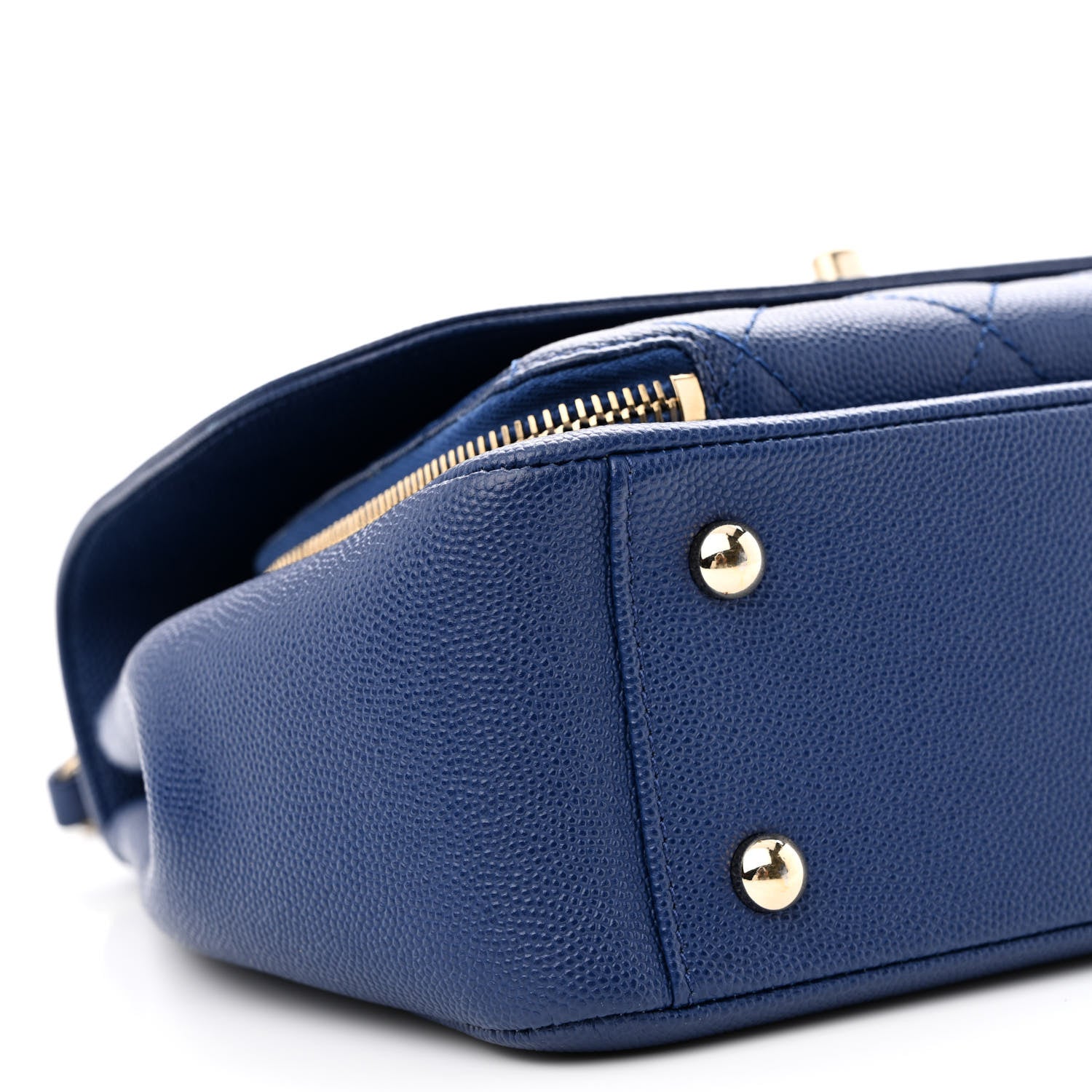 Chanel Caviar Quilted Medium Business Affinity Flap Dark Blue 8 of 9