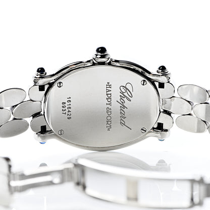 Chopard Stainless Steel 7 Diamond 32mm Happy Sport Quartz Watch 5 of 8