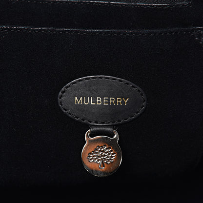 Mulberry Silky Calf Medium Willow Tote Black 6 of 17