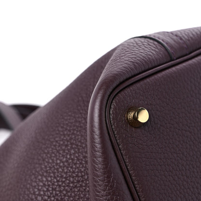 Hermes Taurillon Clemence Picotin Lock 18 PM Rouge Sellier 8 of 11