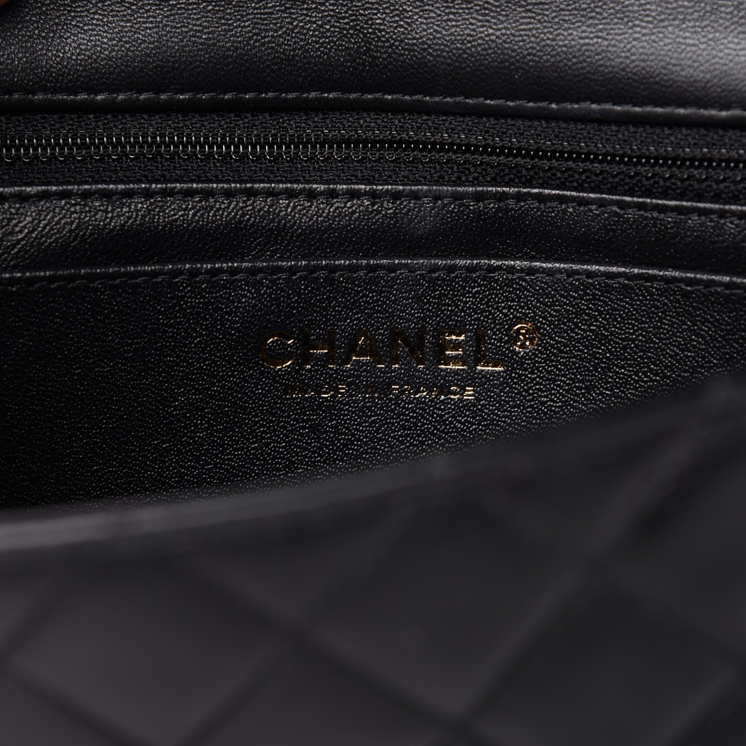 Chanel Lambskin Quilted Mini Coco Charms Rectangular Flap Black 8 of 10