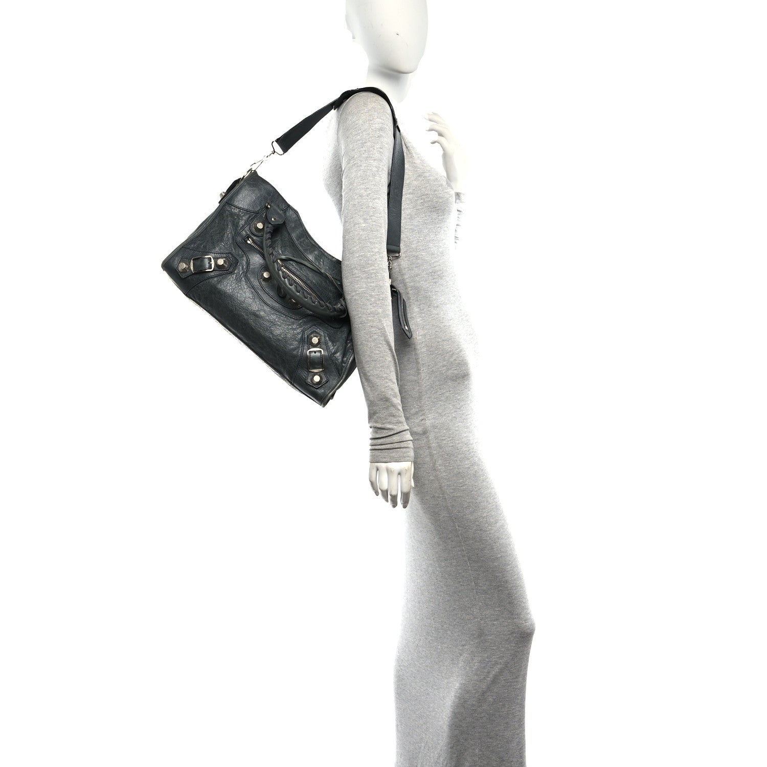 Balenciaga Agneau Giant 21 Silver Hardware City Anthracite 2 of 12