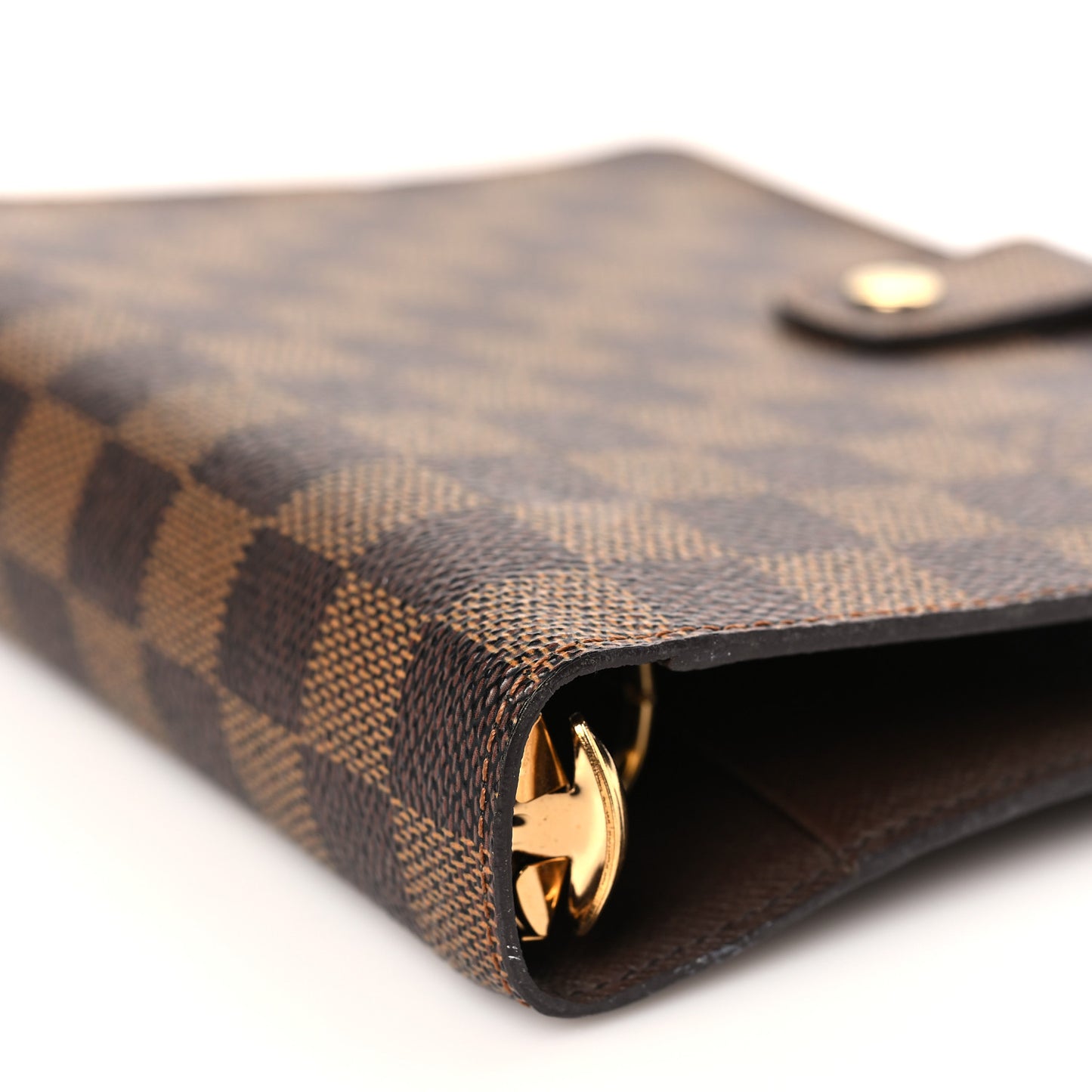 Damier Ebene Medium Ring Agenda Cover