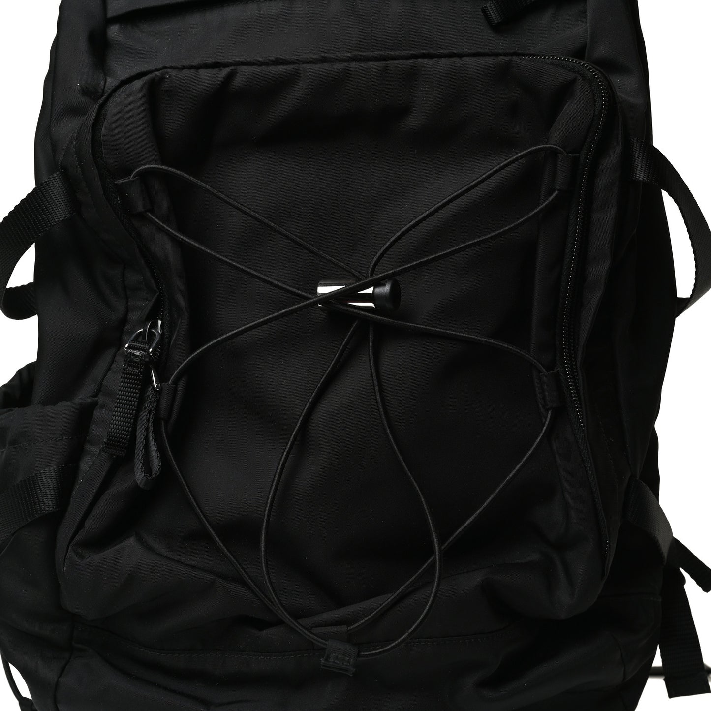 Nylon Montagna Compression Backpack Black