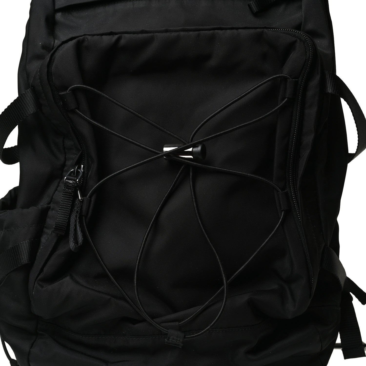 Prada Nylon Montagna Compression Backpack Black 7 of 14