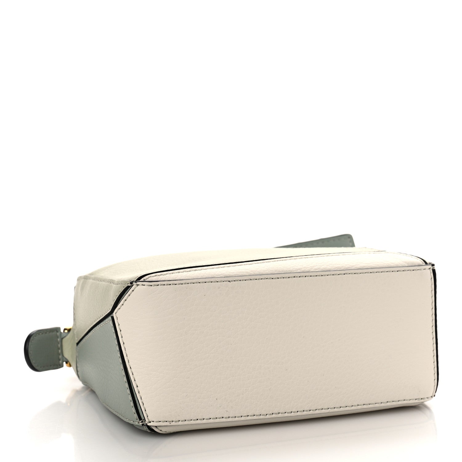 Loewe Calfskin Mini Puzzle Bag Ash Grey Marble Green 4 of 7