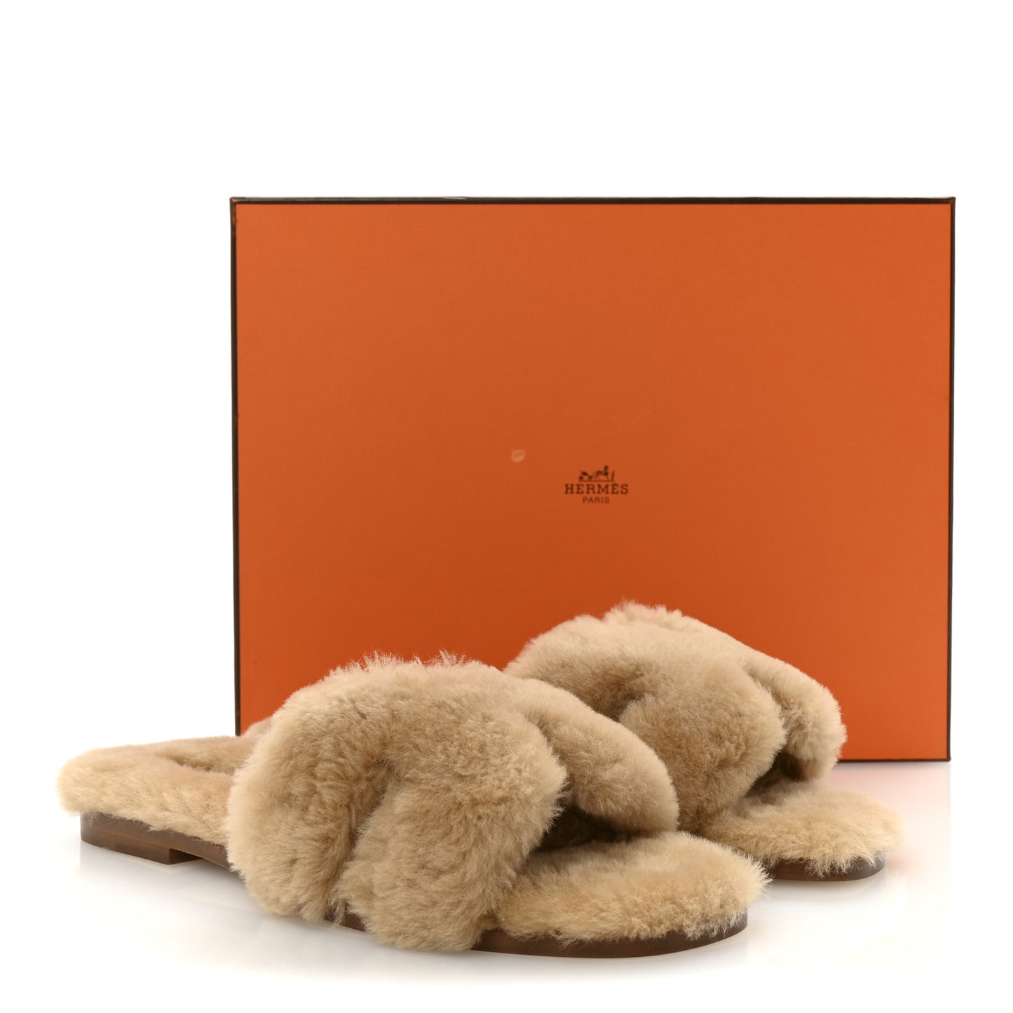 Woolskin Oran Sandals 38.5 Beige Argile