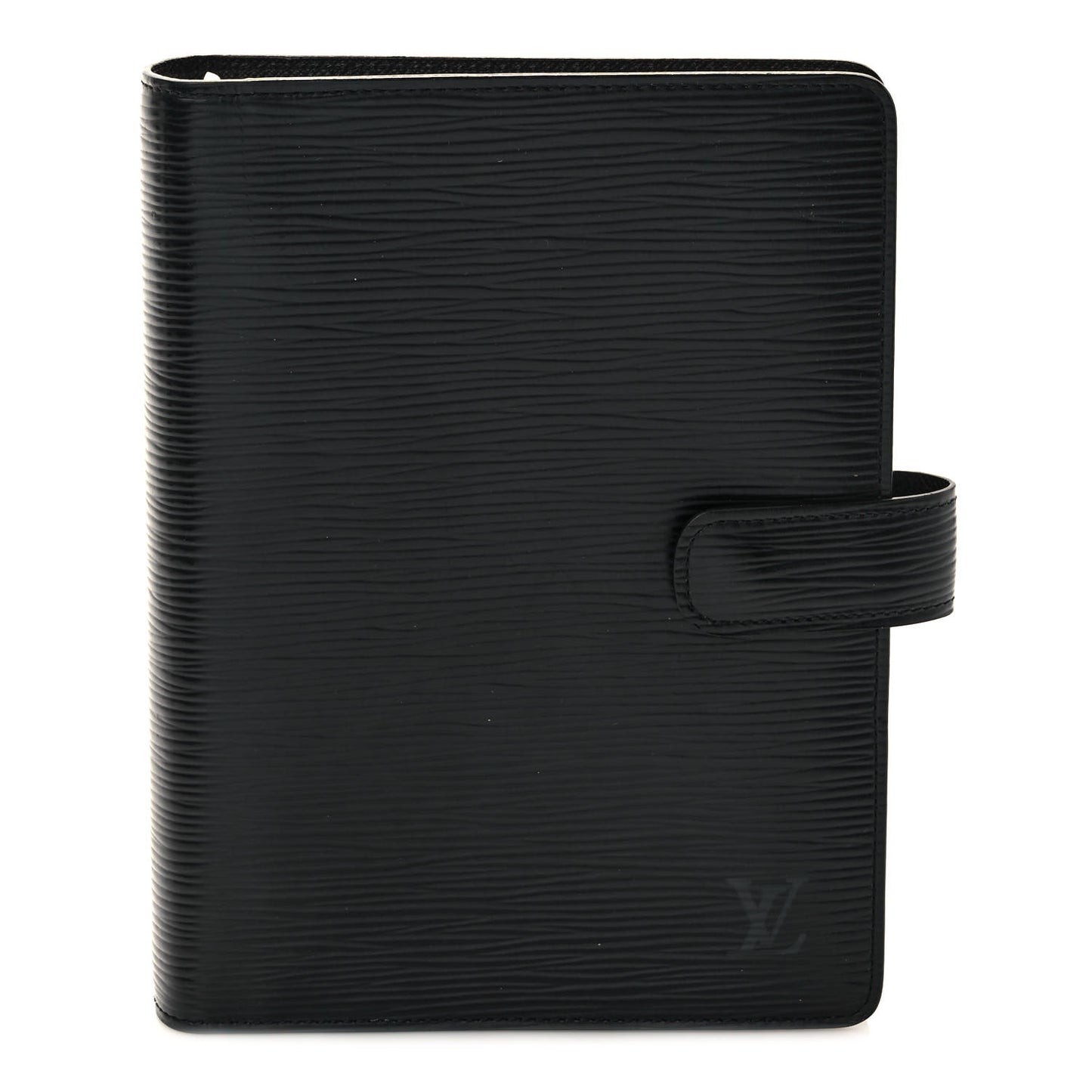Epi Medium Ring Agenda Cover Black