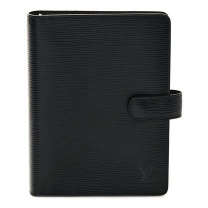 Louis Vuitton Epi Medium Ring Agenda Cover Black 1 of 6