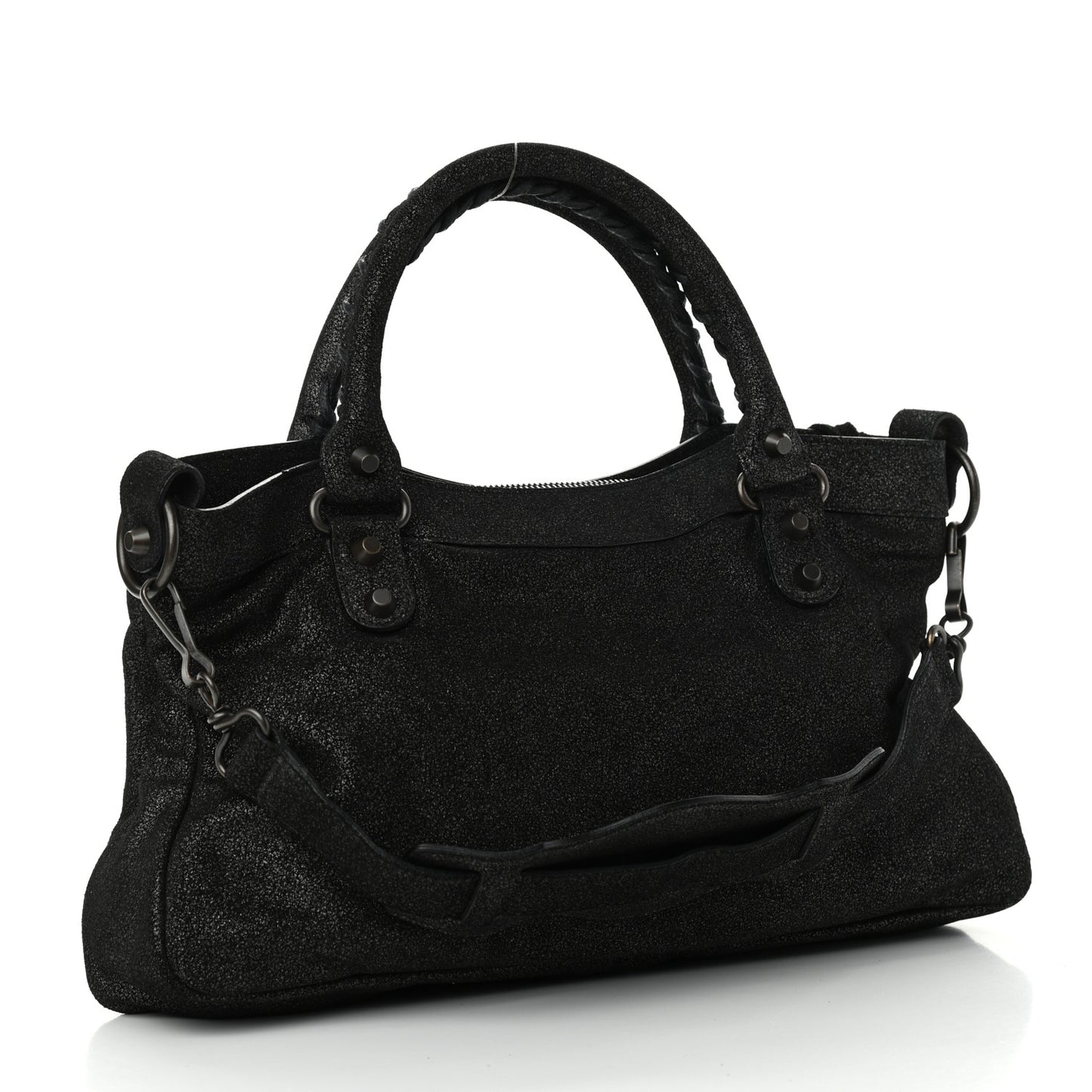 Craquele Calfskin Classic Hardware First Black