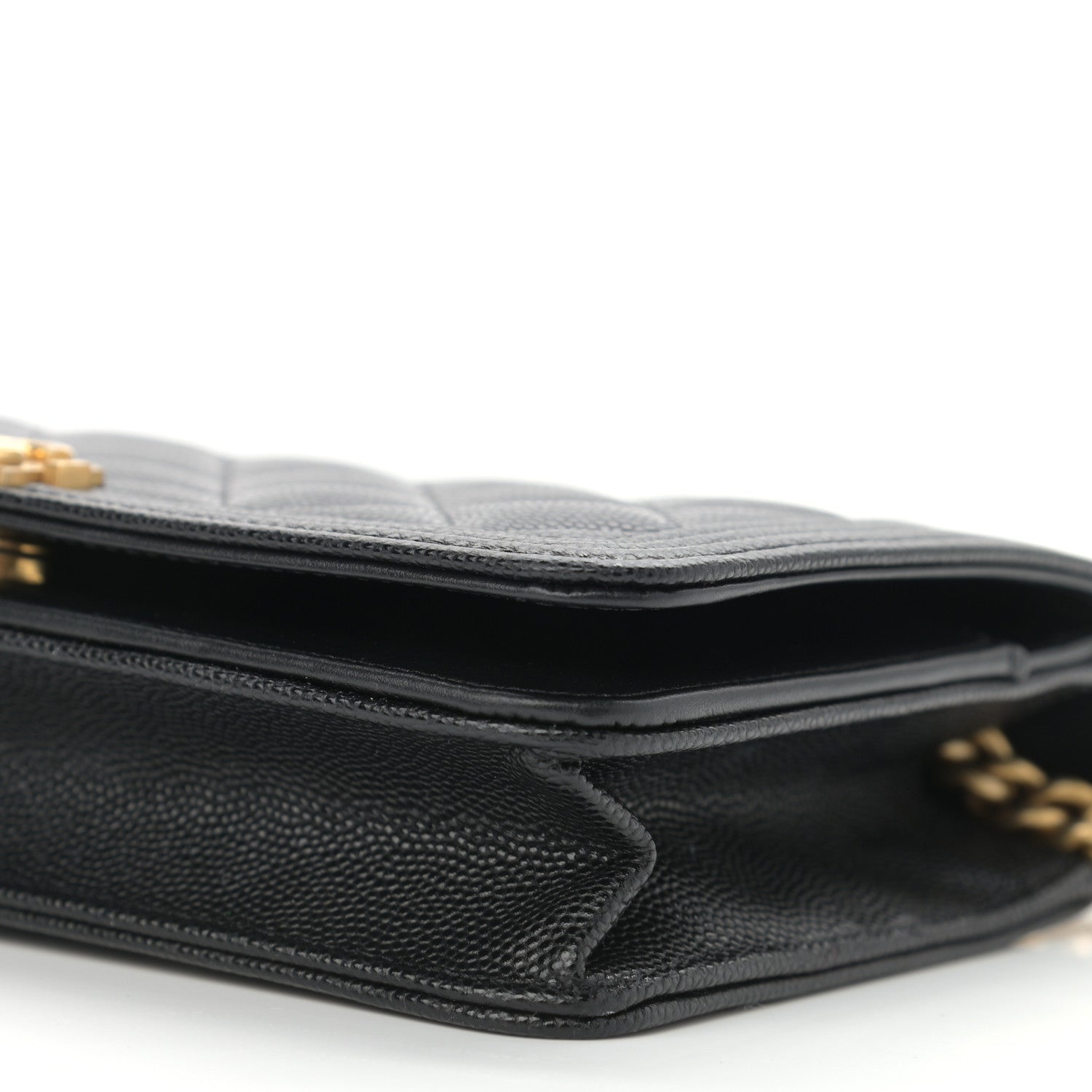 Chanel Caviar Quilted Boy Wallet On Chain WOC Black 11 of 14