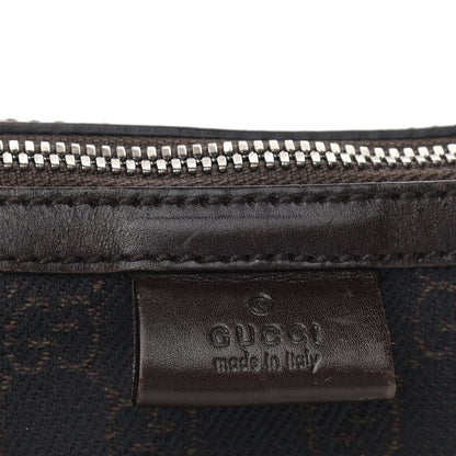 Gucci Denim Monogram Shoulder Bag Brown 11 of 18