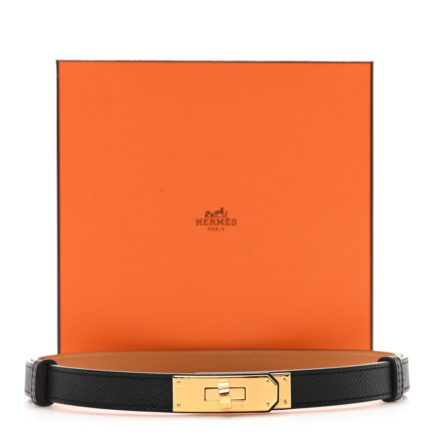 Hermes Epsom Kelly Belt Black 4 of 4