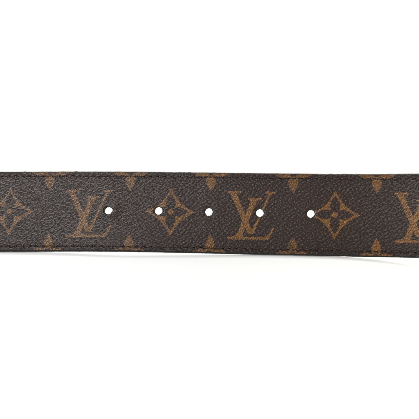 Calfskin Monogram 30mm LV Initiales Reversible Belt 95 38 Black