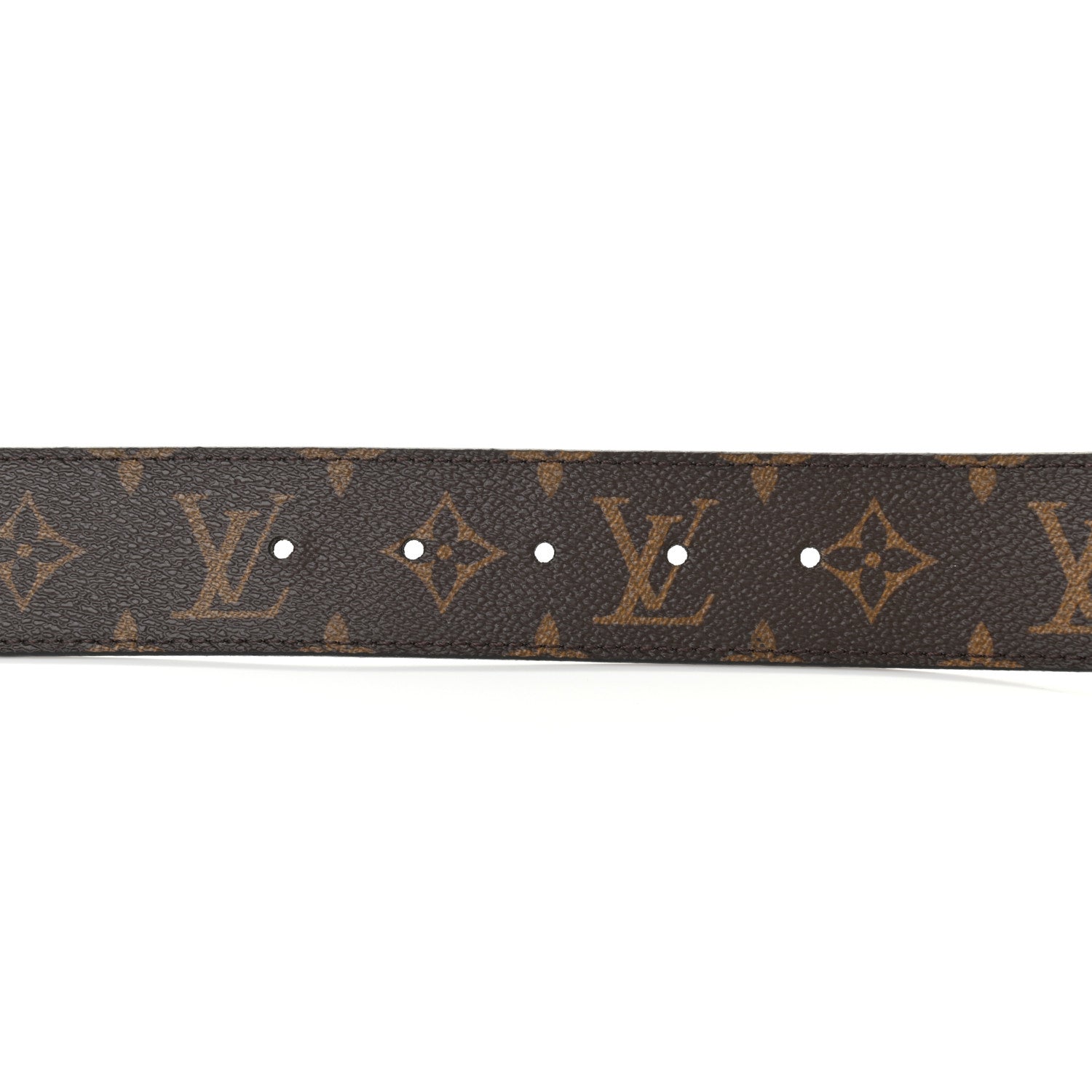Louis Vuitton Calfskin Monogram 30mm LV Initiales Reversible Belt 95 38 Black 7 of 10