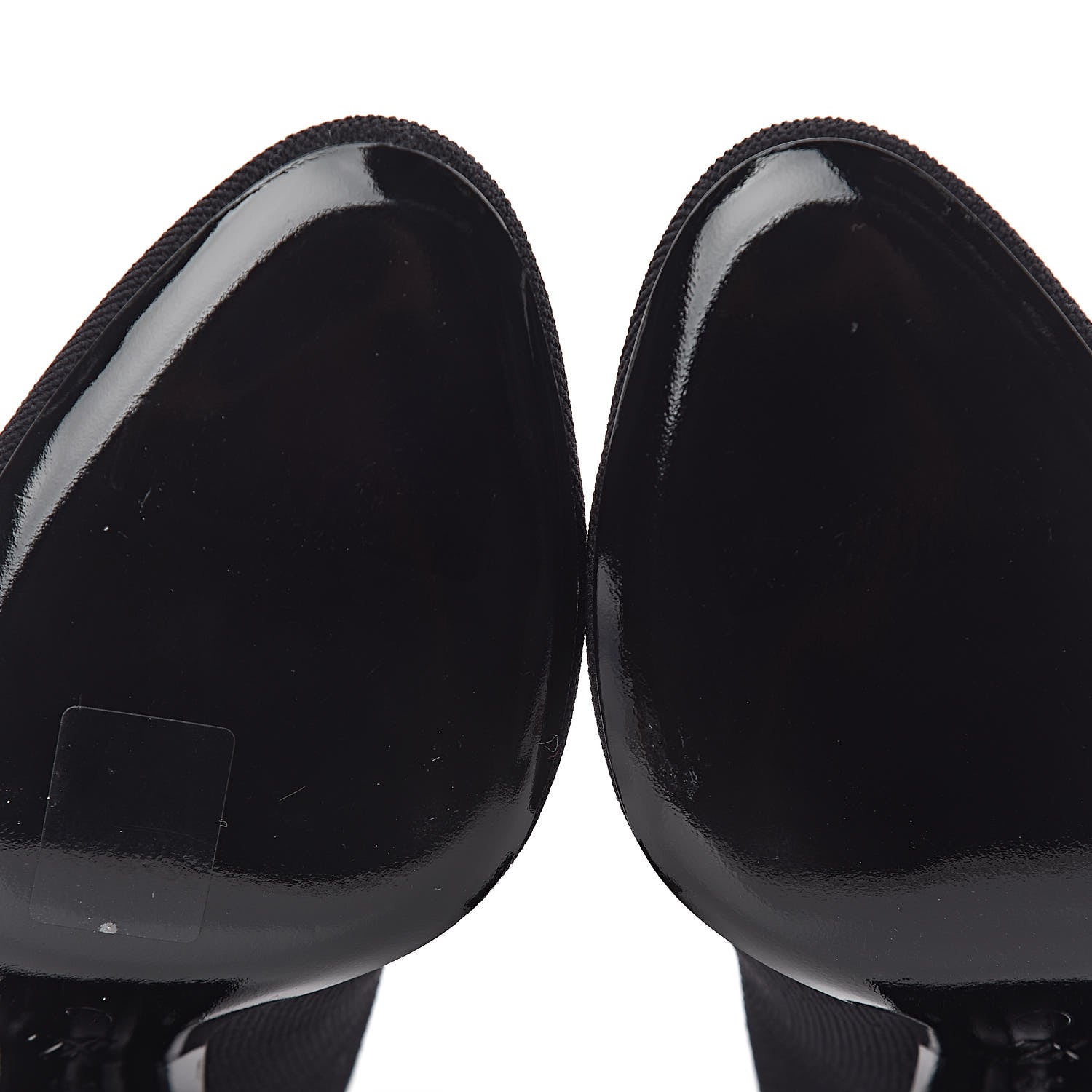 Louis Vuitton Stretch Fabric Heart Sock Ankle Boots 38 Black 9 of 9