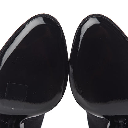 Louis Vuitton Stretch Fabric Heart Sock Ankle Boots 38 Black 9 of 9
