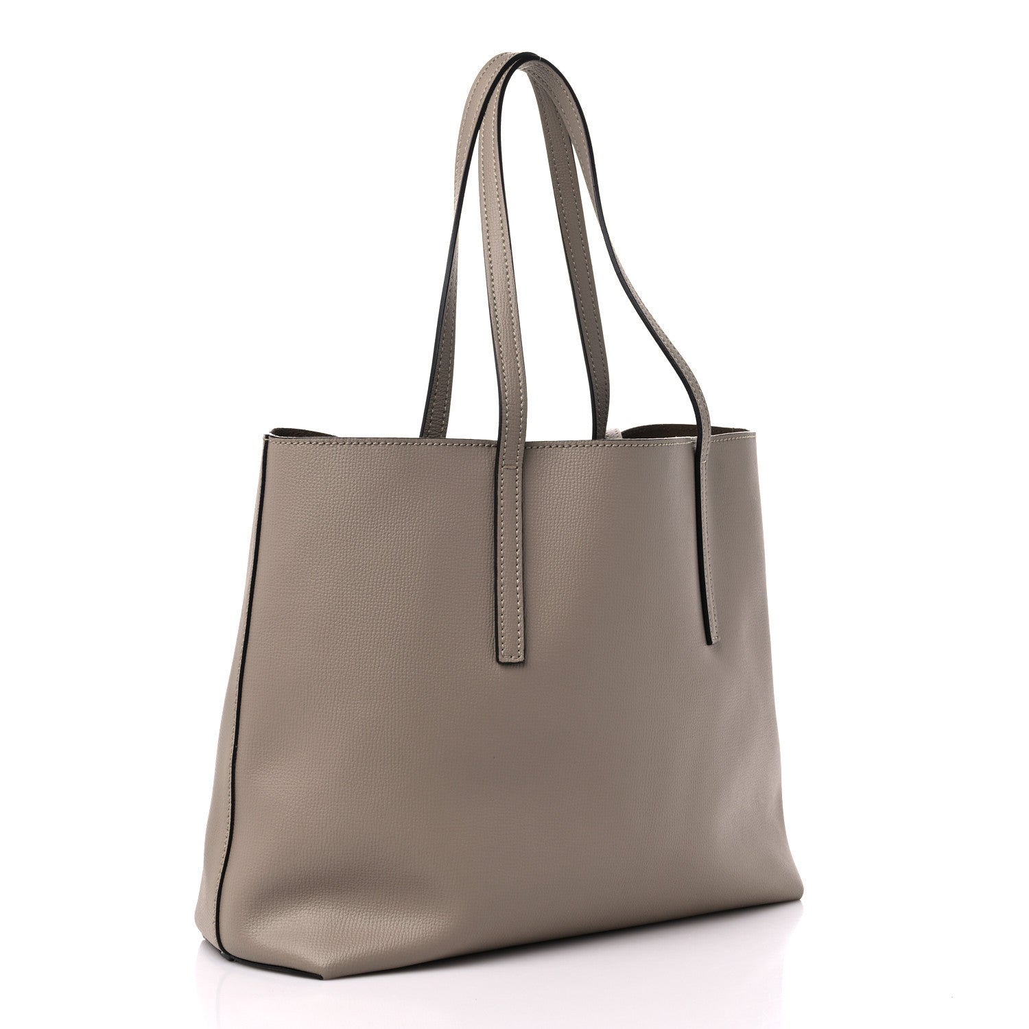 Fendi Vitello Vienna Enamel F is Fendi Shopping Tote Tortora Taupe 4 of 10