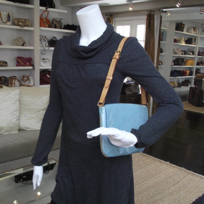 Louis Vuitton Vernis Thompson Street Baby Blue 2 of 11