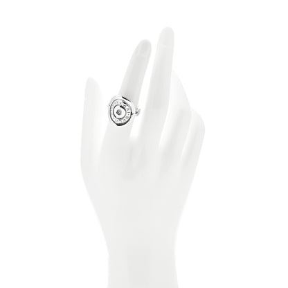 Bulgari 18K White Gold Astrale Cerchi Ring 53 6.5 2 of 7