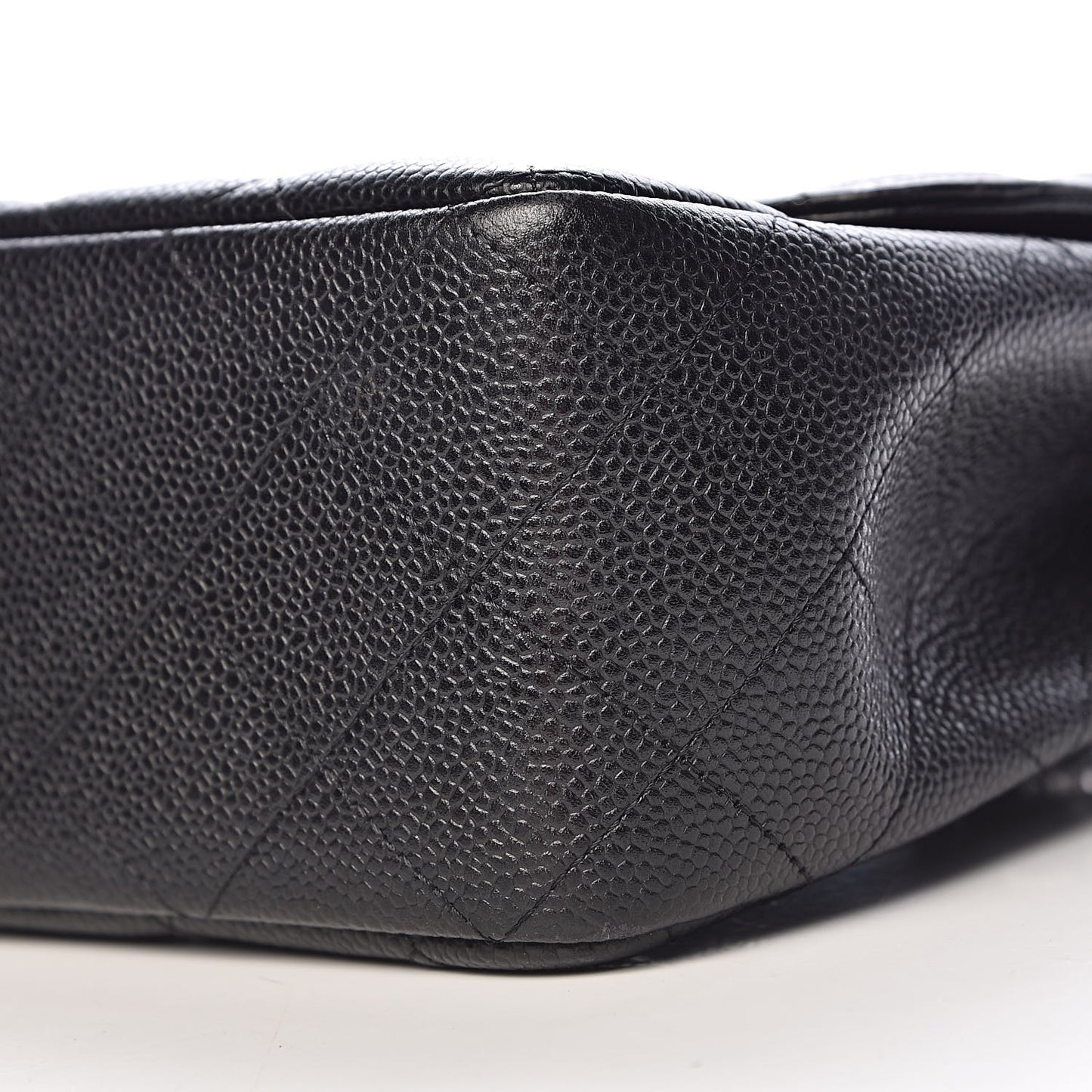 Caviar Quilted Jumbo Single Flap Black