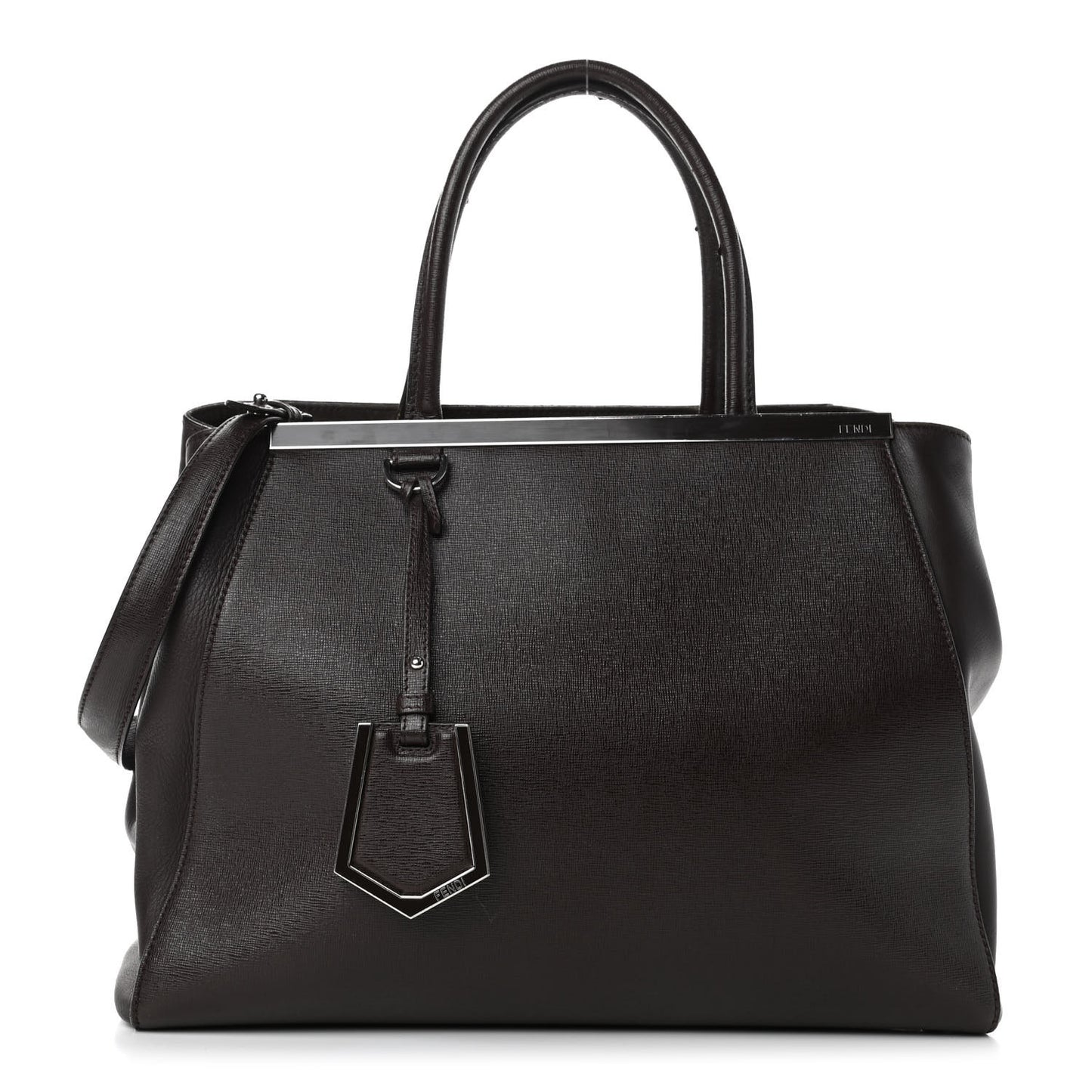 Vitello Elite Regular 2Jours Tote Caffe Noir