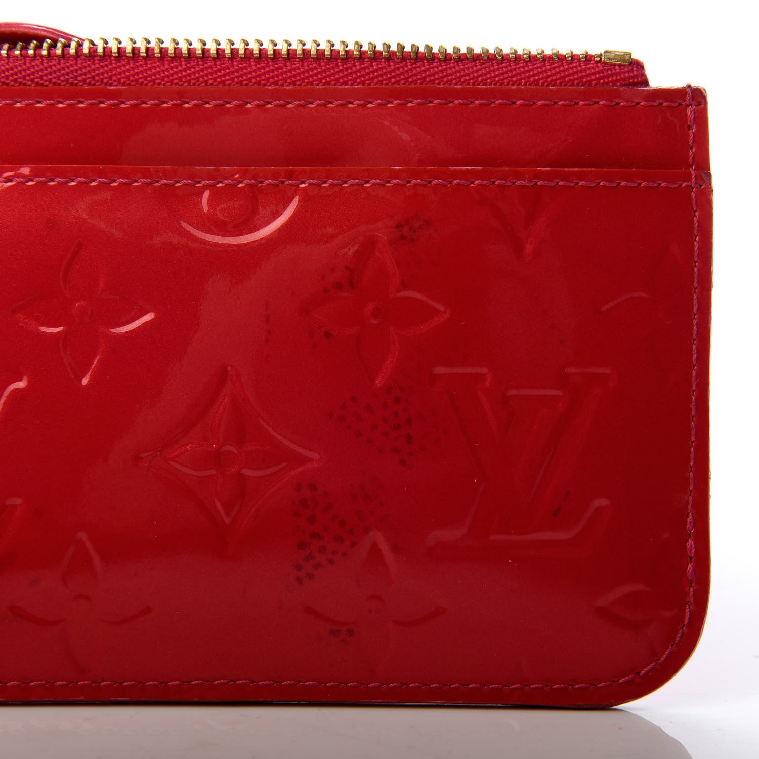 Louis Vuitton Vernis Key Pouch Rose Pop 8 of 10