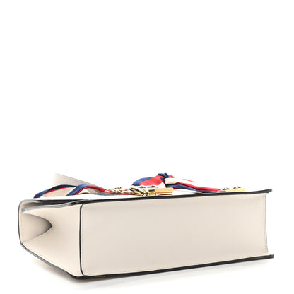 Gucci Calfskin Small Sylvie Shoulder Bag Off White 4 of 12