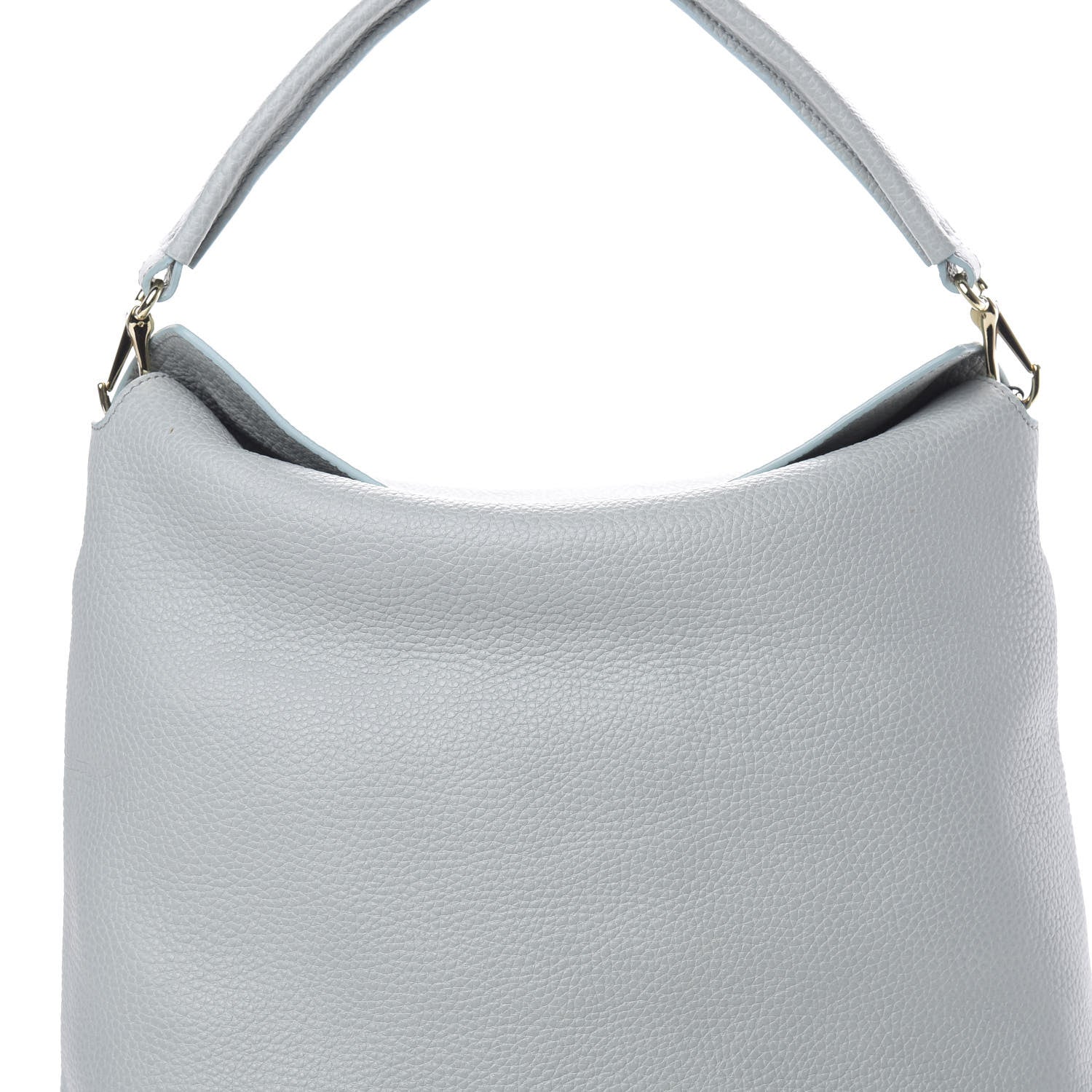 Burberry Grainy Calfskin Medium Cale Hobo Sky Blue 9 of 13