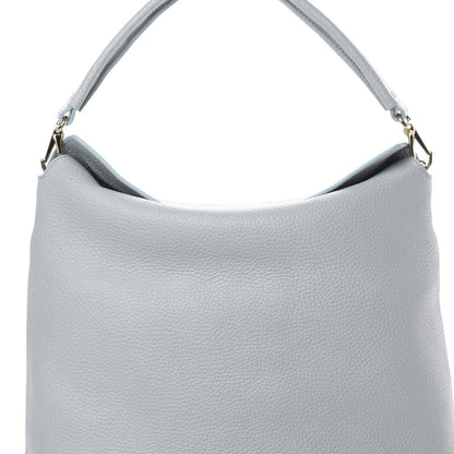 Burberry Grainy Calfskin Medium Cale Hobo Sky Blue 9 of 13