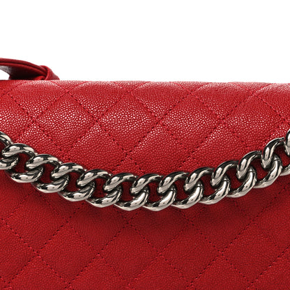 Chanel Caviar Quilted Medium Boy Flap Red 8 of 11