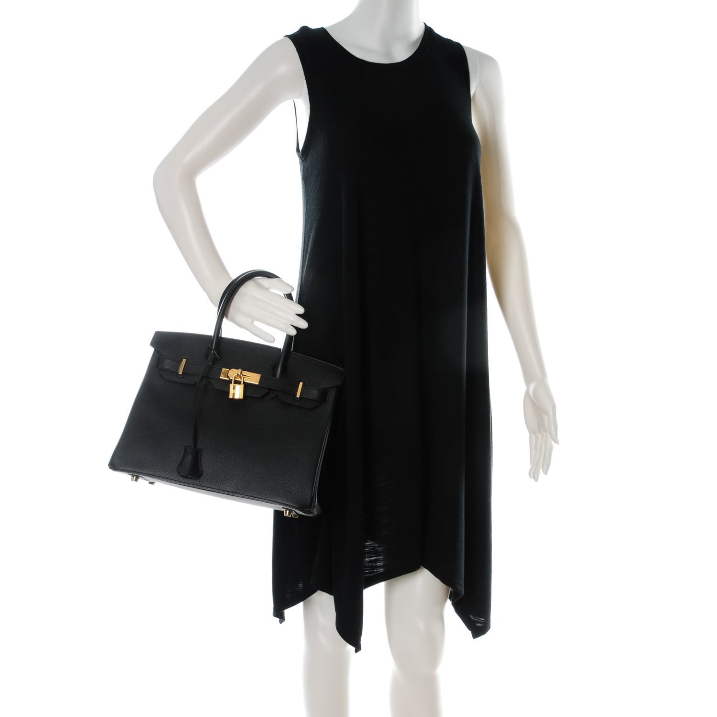 Epsom Birkin 30 Black