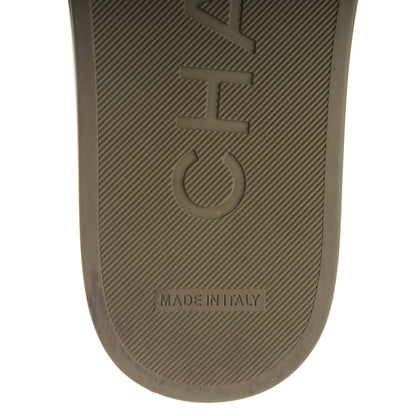 Chanel Canvas Chain Flat Sandals 36 Khaki 7 of 7