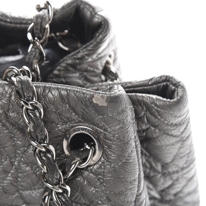 Chanel Vinyl Graphic Edge Tote Silver 16 of 21