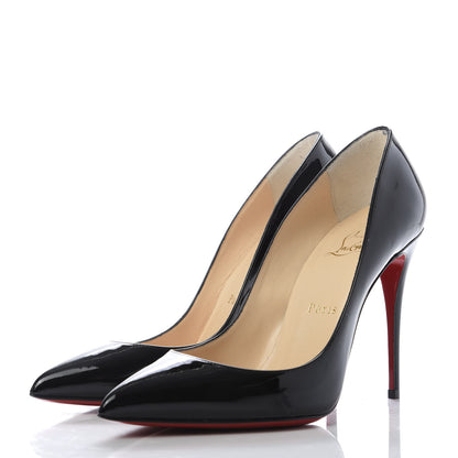 Christian Louboutin Patent Pigalle Follies 100 Pumps 38.5 Black 3 of 9
