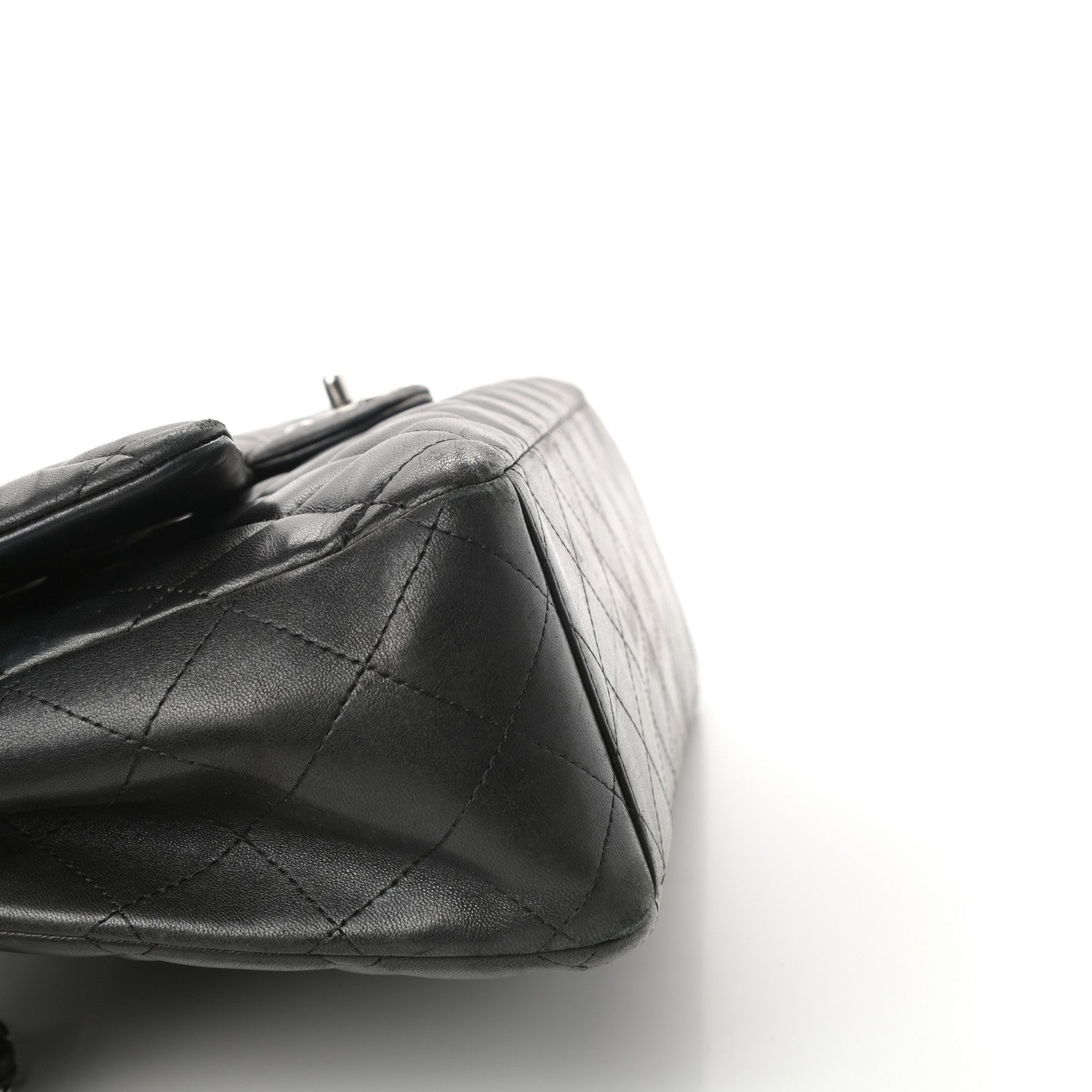 Chanel Lambskin Quilted Maxi Double Flap Black 24 of 25