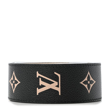 Louis Vuitton Empreinte Monogram Bandouliere Shoulder Strap Black Beige 2 of 5