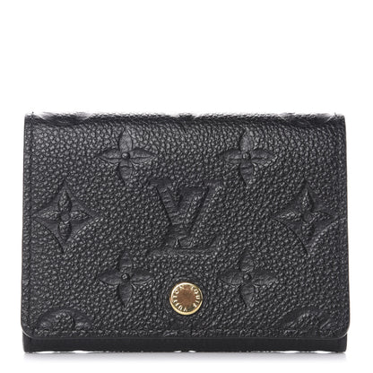 Louis Vuitton Empreinte Business Card Holder Black 1 of 9