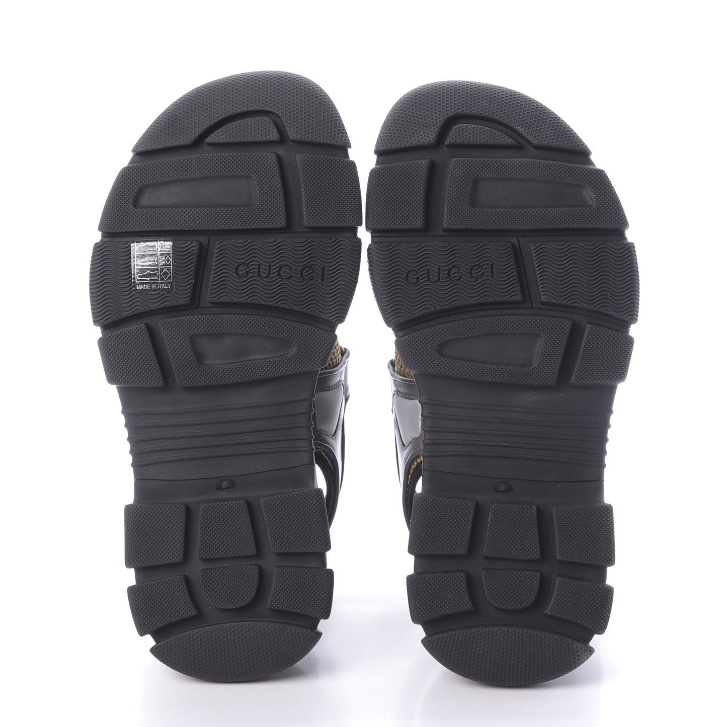 X SEGA Nappa Mesh Mens Aguru Sandals 8 Loess Black