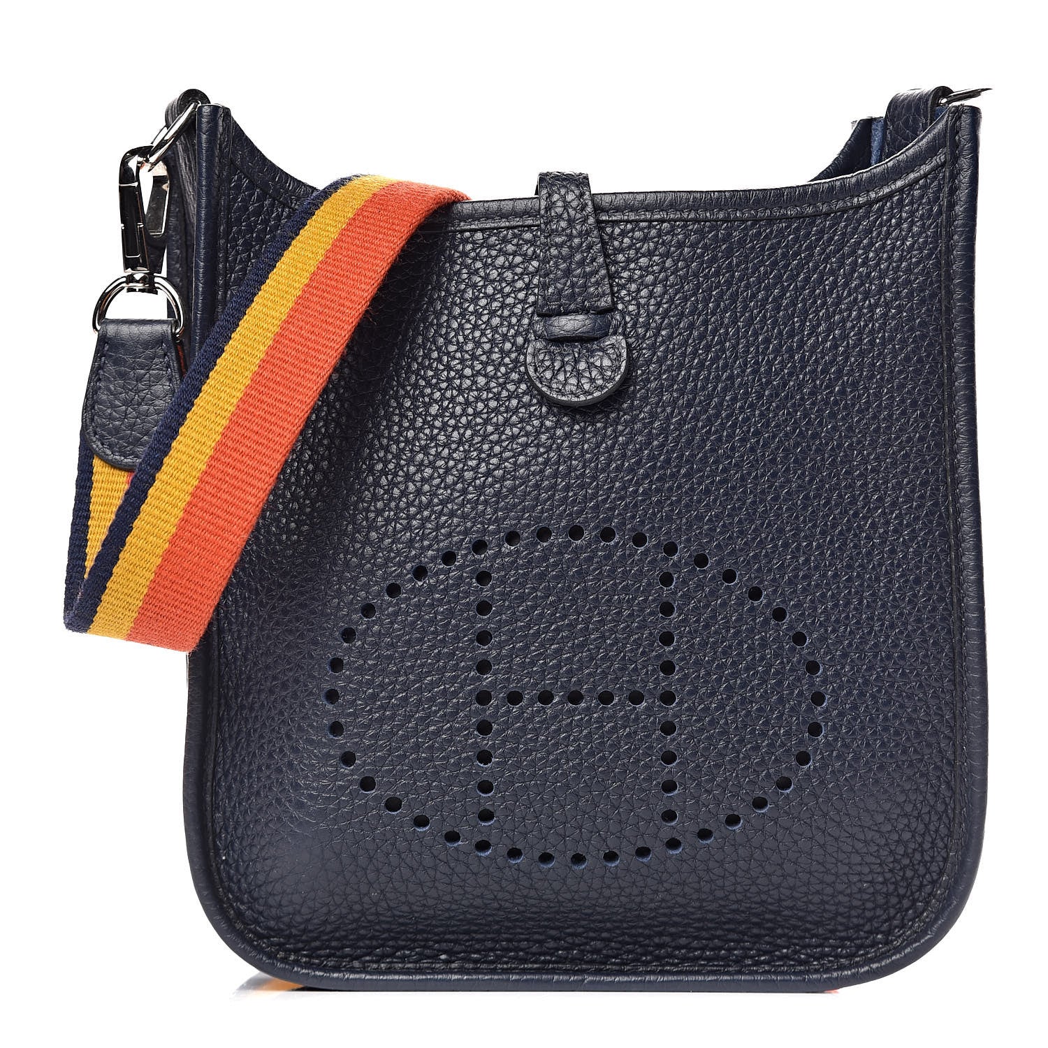 Hermes Taurillon Clemence Amazone Evelyne TPM Bleu Nuit 1 of 12