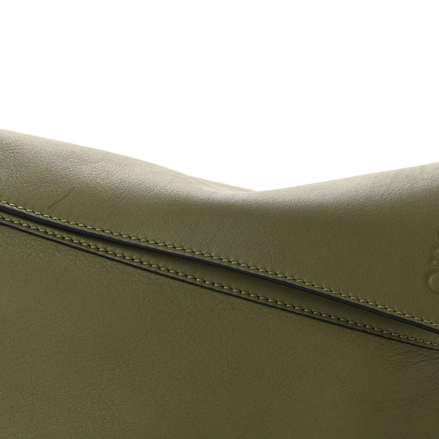 Calfskin Puzzle Hobo Avocado