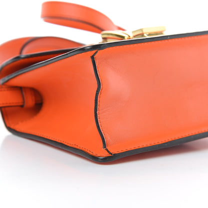 Gucci Vitello Fontanella Web Mini Sylvie Top Handle Bag Orange 9 of 12