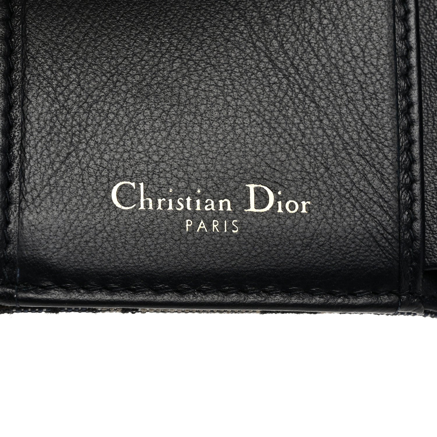 Christian Dior Oblique Saddle Lotus Wallet Blue 6 of 9