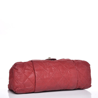 Chanel Iridescent Calfskin Large Chic Quilt Flap Red 4 of 10