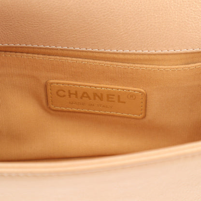 Chanel Metallic Caviar Quilted Small Boy Flap Gold 6 of 10