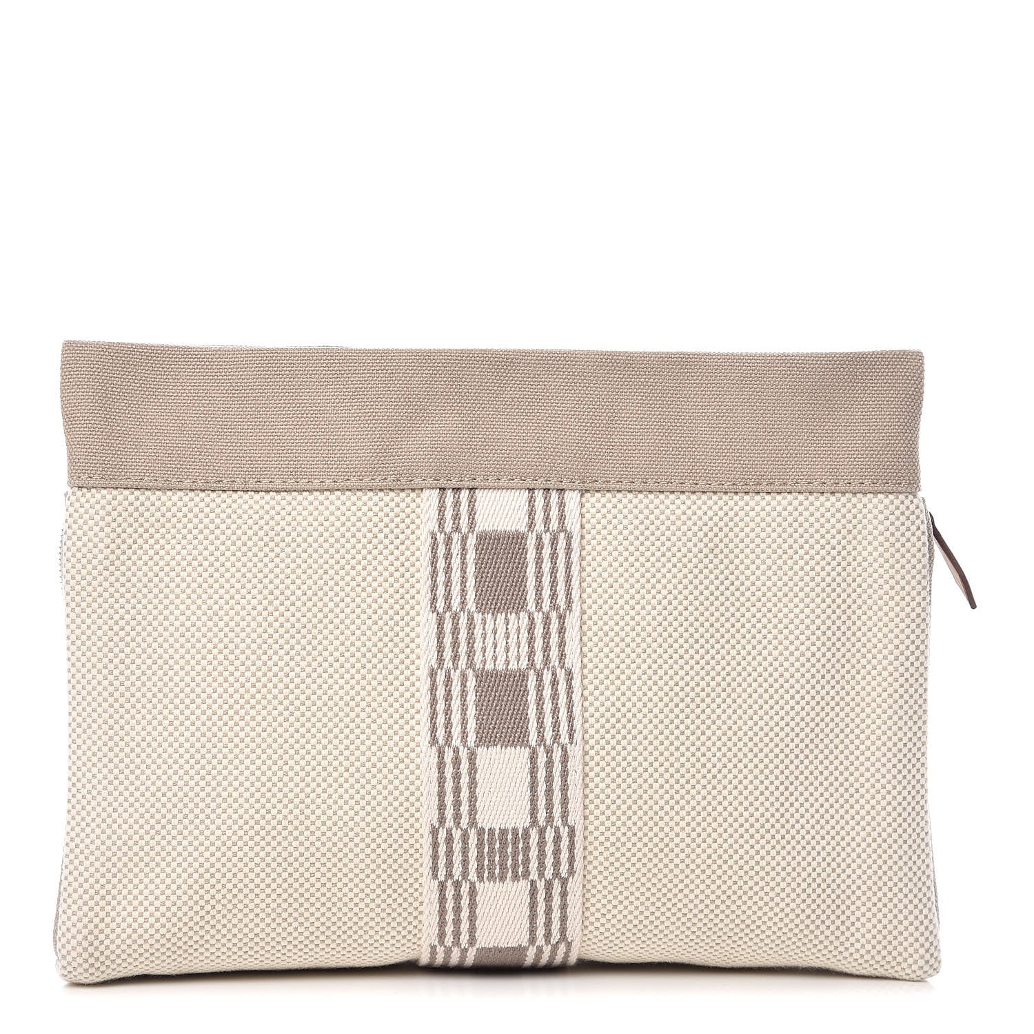 Hermes Toile Trousse De Voyage Jimetou PM Gris Ponce 1 of 7