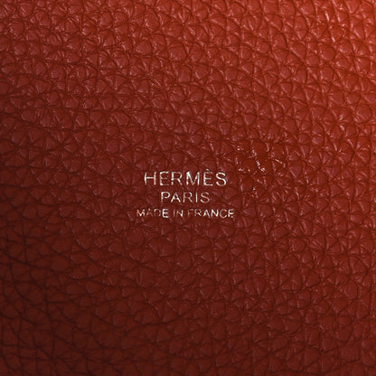 Hermes Taurillon Clemence Swift Eclat Picotin Lock 18 PM Cuivre Capucine 6 of 9