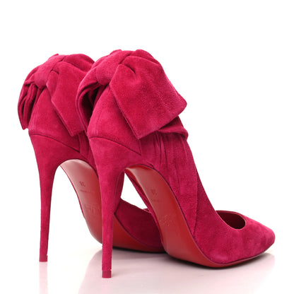 Christian Louboutin Suede Rabakate 100 Pumps 36 Bomba 4 of 10
